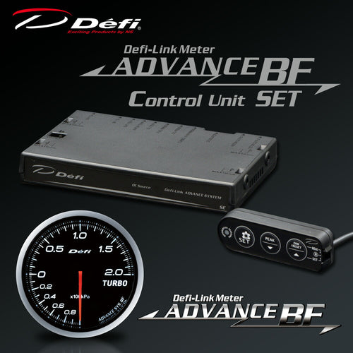 Defi ADVANCE BF 60mm boost gauge white with Control Unit SE